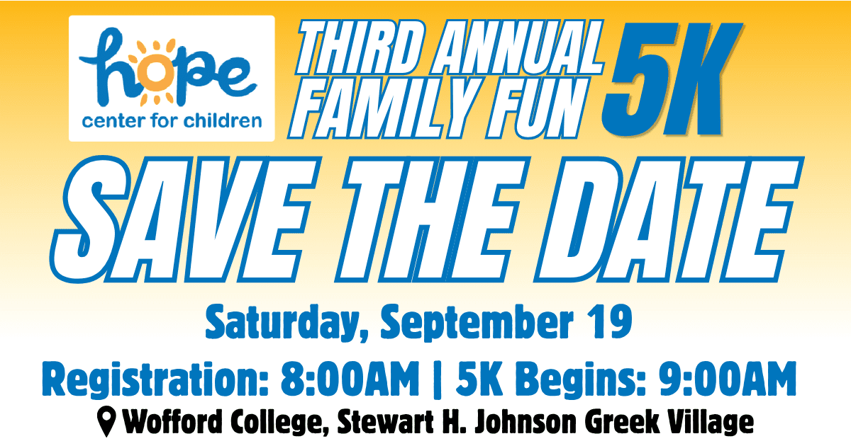 Save The Date! Third Annual Family Fun 5k