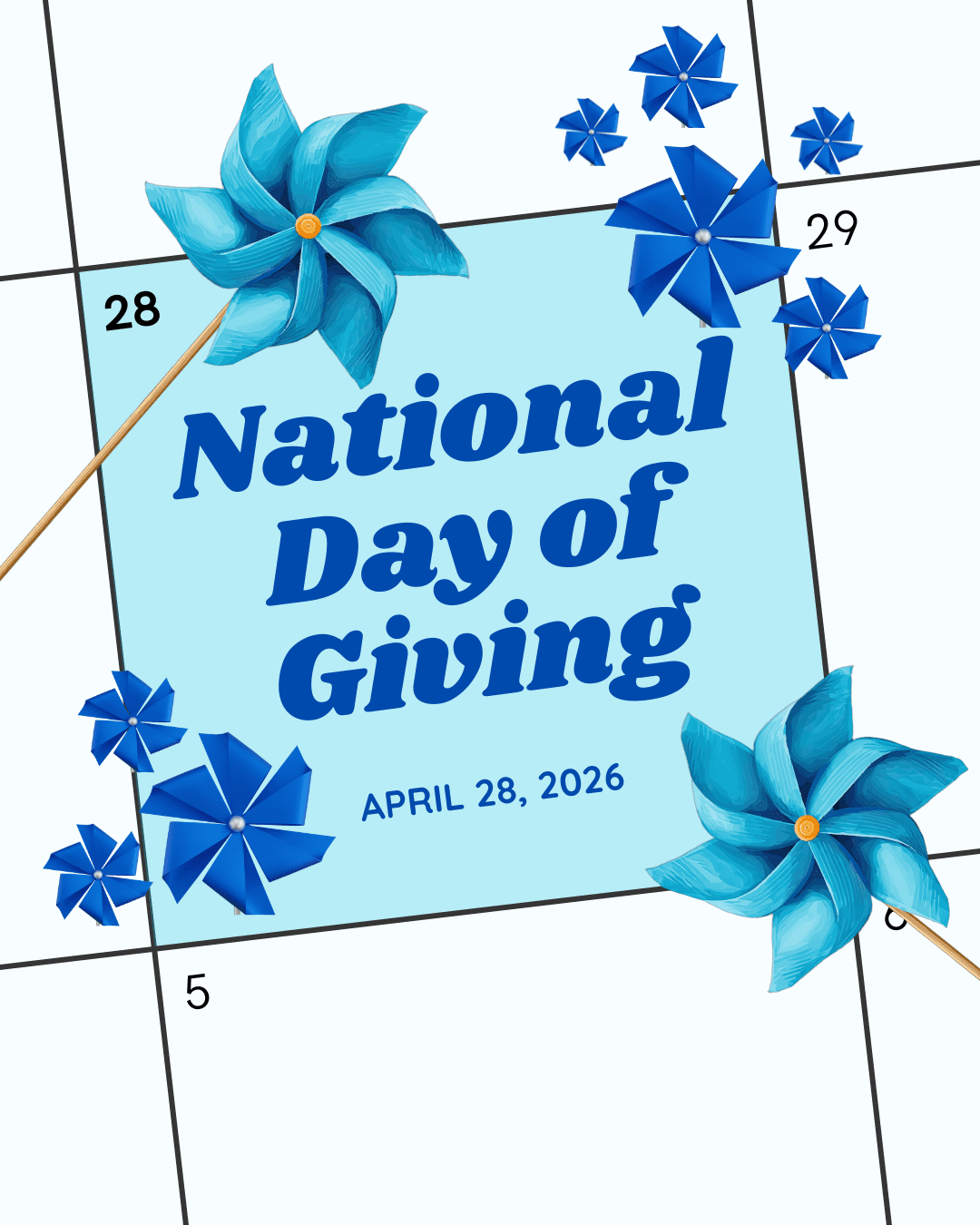 National Day of Giving: April 28 2026
