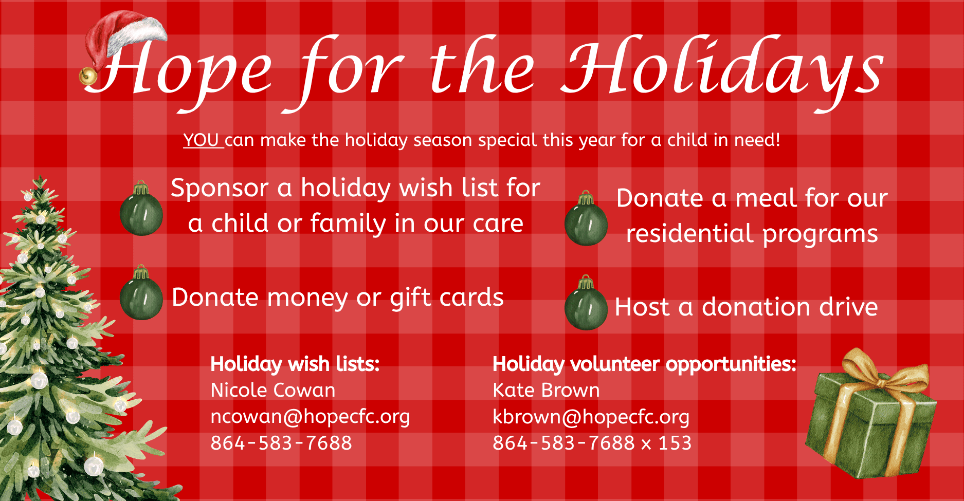 Hope for the Holidays!
